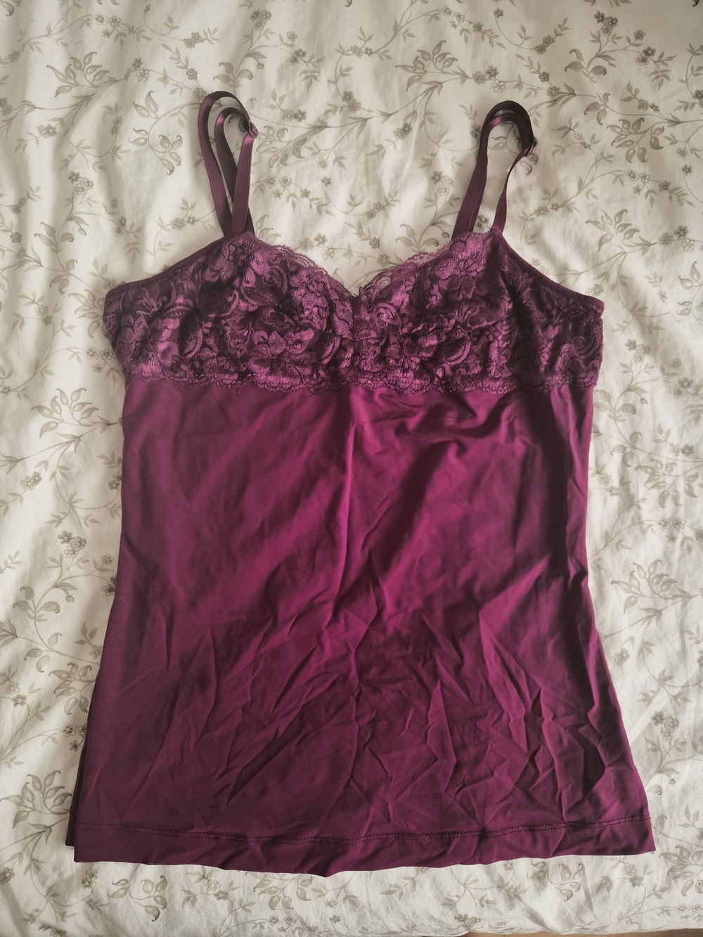 Magenta Lace Cami
